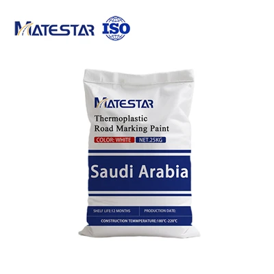 Peinture thermoplastique de marquage routier pour l'Arabie Saoudite