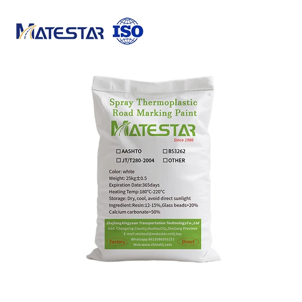 Peinture thermoplastique de marquage routier en spray